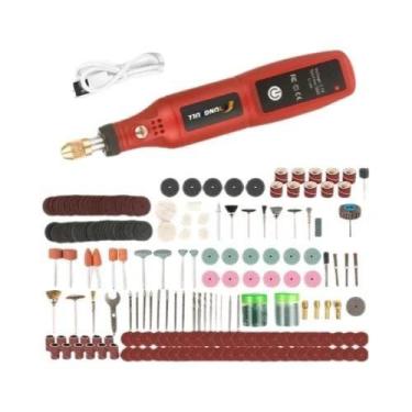 Imagem de Mini Furadeira USB Sem Fio - Ferramenta Rotativa para Gravação em Made