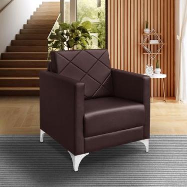 Imagem de Poltrona Helena Decorativa Clinica e recep tecido suede - SELMINHADECO