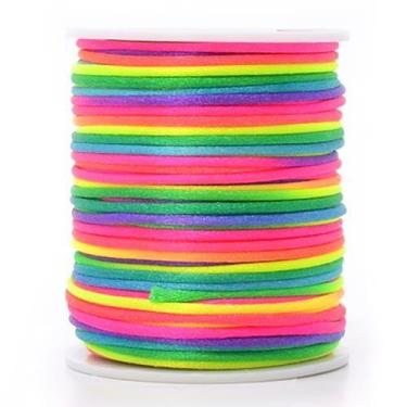 Imagem de Cordão de Cetim Rabo de Rato 2,5mm 50 Metros - Círculo, 9910 MULTICOLO