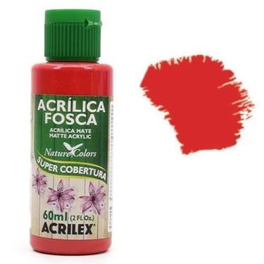 Imagem de Tinta Acrílica Nature Colors Acrilex 60ml, 555 - VERMELHO