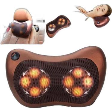 Imagem de  Massageador Tipo Almofada Shiatsu Corpo Todo C/Infravermelho - Bc Bor