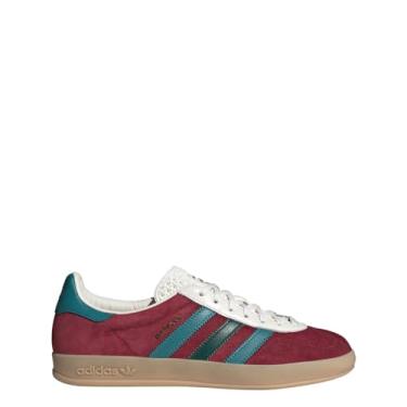 Imagem de adidas Tênis unissex Gazelle para uso interno – Estilo de vida, atlético e tênis, Collegiate Burgundy / Arctic Fusion / Collegiate G, 10.5