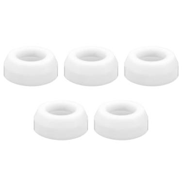 Imagem de HARFINGTON 5 peças 18CG-20 TIG Gaxetas de copo isolador de lente de gás resistente a altas temperaturas PTFE TIG acessórios de soldagem vedação de isolamento para tocha de soldagem WP-17 18 26