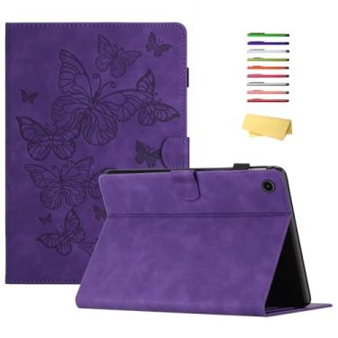 Imagem de UUcovers Capa para tablet Samsung Galaxy Tab A9 Plus/A9+ 11 polegadas 2023 (SM-X210/X216/X218) com suporte/porta-lápis/bolsos [hibernar/despertar automático] Capa carteira magnética em relevo à prova