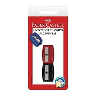 Imagem de Apontador sem Deposito Simples Clássico, Faber-Castell, SM/060100ZF, Multicor