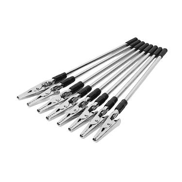 Imagem de 10pcs Memorando Nota Clipe, 10pcs CLIPS DE CLIPES DE TABELA PARTE ESTÁBE PREVISTA PREVISÃO DO CLIP DE METAL SUPORTES DO FIE