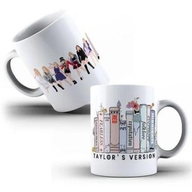 Imagem de Caneca de Porcelana Personalizada Taylor Swift Cds Taylor Version - lo