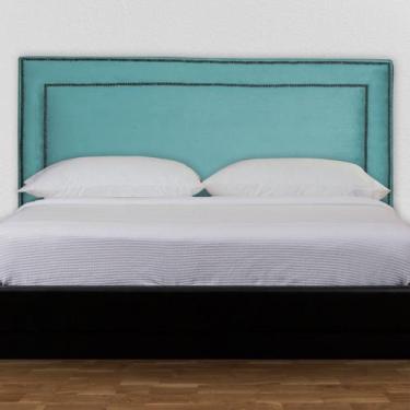 Imagem de Cabeceira de Cama Box Estofada 160 cm Queen Viviane Veludo - Fina Mobí