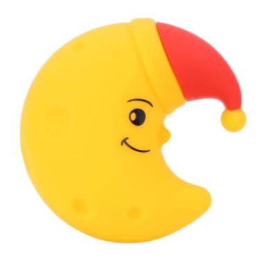 Imagem de Lua Noite Luz Usb Recarregável Lâmpada de Silicone Magnético para o Quarto Tenda de Viagem, Encantando Luar Com Macio, Use como Uma Luz Noturna ou Lâmpada de Acampamento