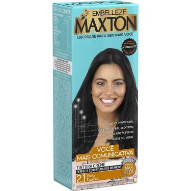 Imagem de Coloração Maxton Preto Especial 2.1 Tintura Creme Eco