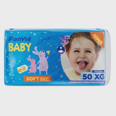 Imagem de Fralda panvel baby soft sec xg com 50 unidades