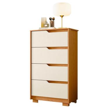Imagem de Cômoda Sole 4 Gavetas - Móveis Albatroz Cinamomo/Off White