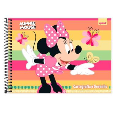 Imagem de Caderno cartografia capa dura 80fls Minnie Cla 2405337 Spiral Mn pt 1 un