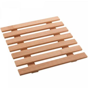 Imagem de Descanso de Bambu Apoio Para Panela Quente 17cm Lyor Quadrad