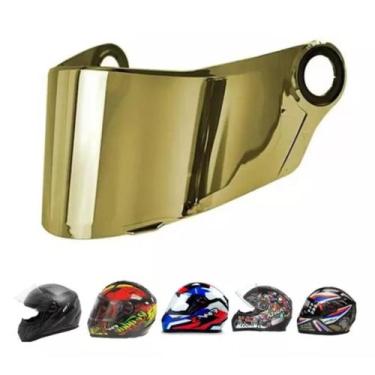 Imagem de Viseira Dourada Capacete Fechado GTX GTN Fw3