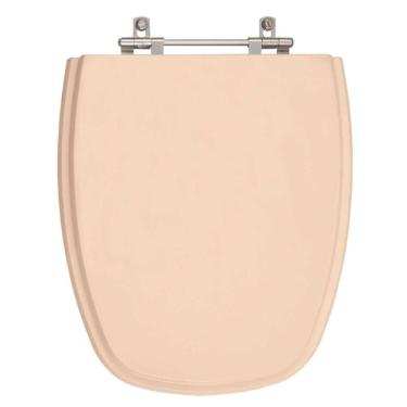 Imagem de Assento Sanitário Poliester Monte Carlo Rosa Floral Para Vaso Deca