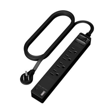 Imagem de LIDER Extensor De Tomada Pd 36W Com Proteção Contra Surtos, Filtro De Linha Com 4 Tomadas, 1 Porta Usb Tipo A E 1 Porta Usb Tipo C, 1,5 M, Montável Em Parede, Indicador Led, Interruptor Liga/Deslig