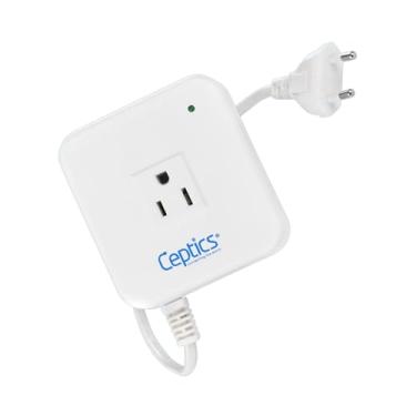 Imagem de Ceptics Conversor De Voltagem Redutor De 200 Watts – Converte 220 V/240 V Para 110 V/120 V – Ideal Para Alisadores De Cabelo, Laptops E Carregadores – Conversor De Voltagem De Viagem Com Certificaçã