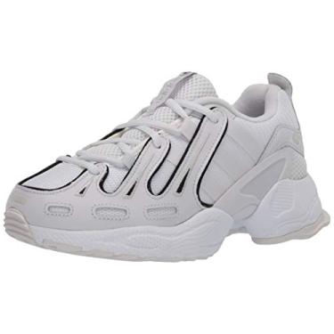 Imagem de adidas Originals Tênis masculino EQT Gazelle, Cristal branco/cristal branco/preto, 7