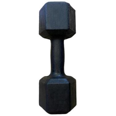 Imagem de Halter Sextavado Pintado 8Kg Academia Treino Musculação - Camarx