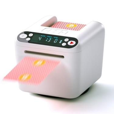 Imagem de VQP Automatic Card Dealer Machine, 1/2/3 Deck Playing Cards Dealer, Rechargeable 180° 360° Rotating Robot Card Dealing Machine for Uno Phase 10 Five Crowns Casino Poker Games, Texas Hold’em Mode