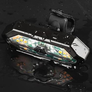 Imagem de Lanterna Traseira Bike Com Seta e Controle Remoto - sem marca