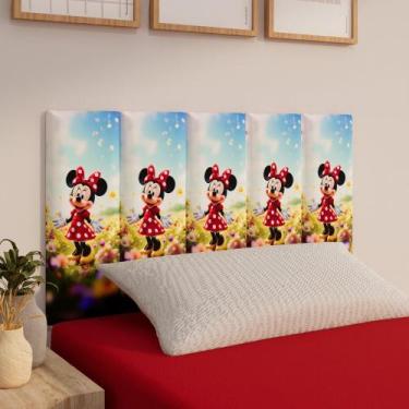 Imagem de Cabeceira de Cama Box Casal Solteiro Infantil Menina Menino 45x20 Kit 