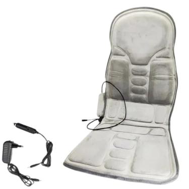 Imagem de Assento De Massagem Para Carro, Sofá, Cadeira de gamer, Ajustável, Massageador De Pescoço E Costas, Massageador Para Trás, Assento Do Motorista, Cadeira De Escritório, Com infravermelho, Aquece