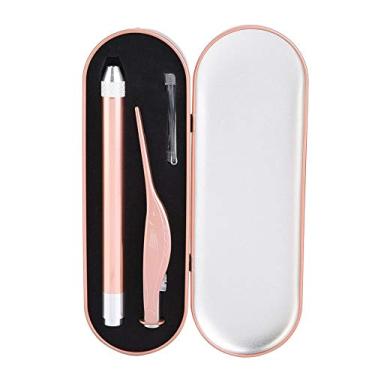 Imagem de Aço inoxidável Luminous Ear Limpeza Set Durable Tweezer Earpick Seguro Não tóxico para o bebê Crianças Crianças Ear Care Azul Vermelho Rosa Dourada (Rose Gold)