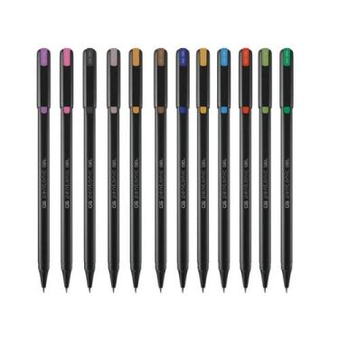 Imagem de Caneta Gel Pentonic Cis Estojo Com 12 Cores Ponta Fina