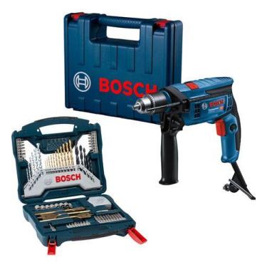 Imagem de Furadeira Impacto Parafusadeira Bosch Gsb 13 Re 70 Pcs 220v