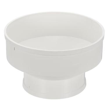 Imagem de PATIKIL Redutor de duto de 25,4 cm a 15,2 cm, adaptador de aumento de tubo de PVC para dutos de tubo de fluxo de ar para dutos de ventilação DWV (dreno, resíduos e ventilação), branco