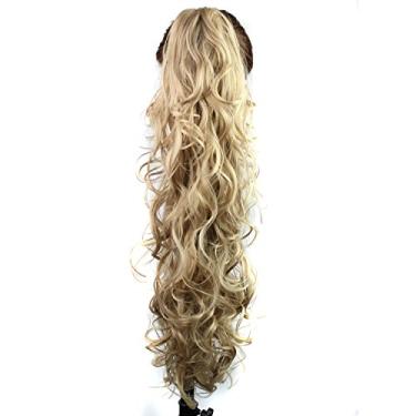 Imagem de S-ssoy Aplique De Cabelo Sintético Para Rabo Cavalo Cacheado Feminino 31" (78 Cm), Ondulado, Longo, Cacheado, Extensão, Peruca Longa/Volumosa, Apliques Mulheres, Meninas, 16#