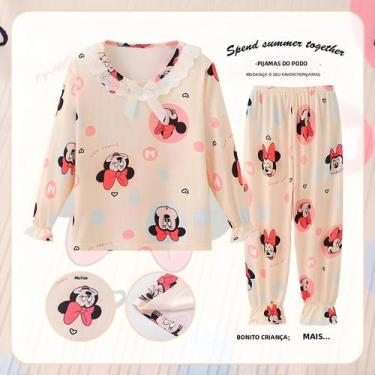 Imagem de Conjunto De Pijamas Azul Sanrio Kuromi Stitch Hello Kitty Para Meninas