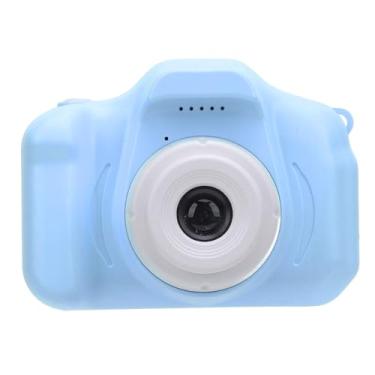 Imagem de Câmera de Vídeo Digital Brinquedo, Câmera de Vídeo Anti Shake Girl 2,0 Polegadas LCD Tela Filtro Colorido Efeitos Vários Modos para Viagens (Azul)
