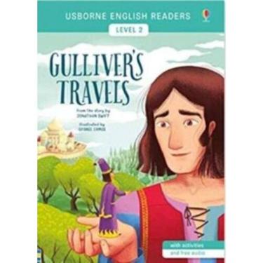 Imagem de Gulliver`s Travels - Usborne English Readers - Level 2 - Book With Activities And Free Audio