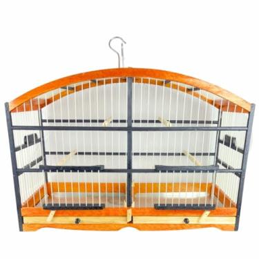 Imagem de Gaiola Gaiola para Pássaros (Calopsitas, Canários) - Viveiro com Divisória e SegurançaCriadeira Premium Com Divisoria Para Passaro