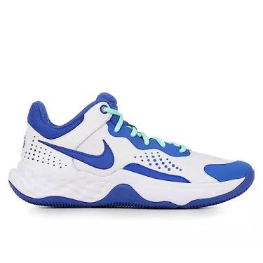 Imagem de Nike Tênis de basquete masculino Fly.by Mid 3, Branco/Gamerl, 41