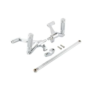 Imagem de FINMOKAL Kit de controles de motocicleta Conjunto de manete de alavanca de freio compatível com Harley V-Rod Muscle 2002-2017 Night Rod VRSC Special 2007-2017, cromado