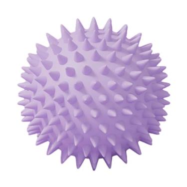 Imagem de FashionCha Bola de Massagem com Espinhos para Costas, Ombros, Pés E Mãos, Bola de Massagem Muscular Compacta E Portátil para Academia, Esportes E Fitness, Presen, Roxo, Tamanho real