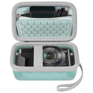 Imagem de Comecase Estojo De Transporte Para Câmera Digital Compatível Com Canon Powershot G7 X Mark Ii/G7X Iii 4K Vlogs/Para Camkory/Para Lecran E Mais, Bolsa Armazenamento Compacta Pequena Crianças (Verde)
