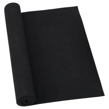 Imagem de BENECREAT Rolo de espuma EVA preto de 395 cm, rolo de espuma cosplay de 40 cm de largura para confecção de fantasias de cosplay, projetos de artesanato, artesanato de espuma, 1 mm de espessura