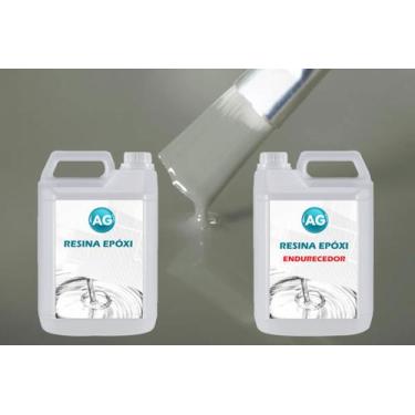 Imagem de Resina Epóxi 1KG + Cor sólida Cinza Concreto RAL7023 AG - Resinas ag