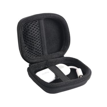 Imagem de inDomit Capa protetora rígida de viagem compatível com capa rígida para AirFly SE/Pro V2/Pro/Duo, Avantree Relay/Receptor Transmissor Bluetooth sem fio 1Mii, bolsa portátil para transporte de avião