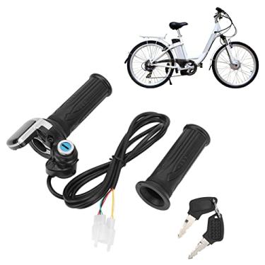 Imagem de TARSHYRY Kit de Garras de Garra de Bicicleta Elétrica, Acelerador de Torção EBike de 48V, Indicador de LED de 1,6 M para Scooter de Motocicleta