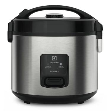 Imagem de Panela Eletrica de Arroz 3L Electrolux 700W Faz 10 Xicaras em Inox 220V