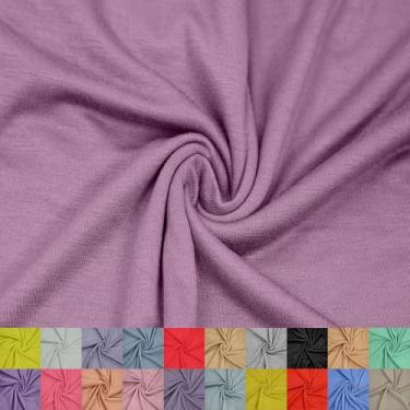 Imagem de Texco Inc Malha de jérsei de elastano raiom (180 GSM), anoitecer de malva 10 m