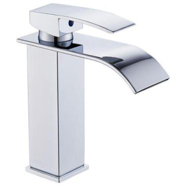 Imagem de Torneira Banheiro Monocomando Cascata Inox 304 Cromada - Radiaste