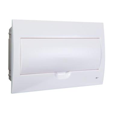 Imagem de Quadro De Distribuição Margirius Qde-18 De Embutir Para 18 Polos Branco