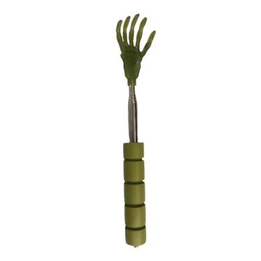 Imagem de Fenteer Varinha Teaser Pet Brinquedo Interativo para Cães e Gatos Treinamento Brincando Confortável Vara de Massagem Retrátil Portátil Pet Flirt Pole, Verde